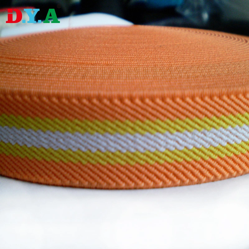 Customize Color Width Twill Elastic Band Thicken Polyester Elastic Band for Garment Bag Shoes Waistband