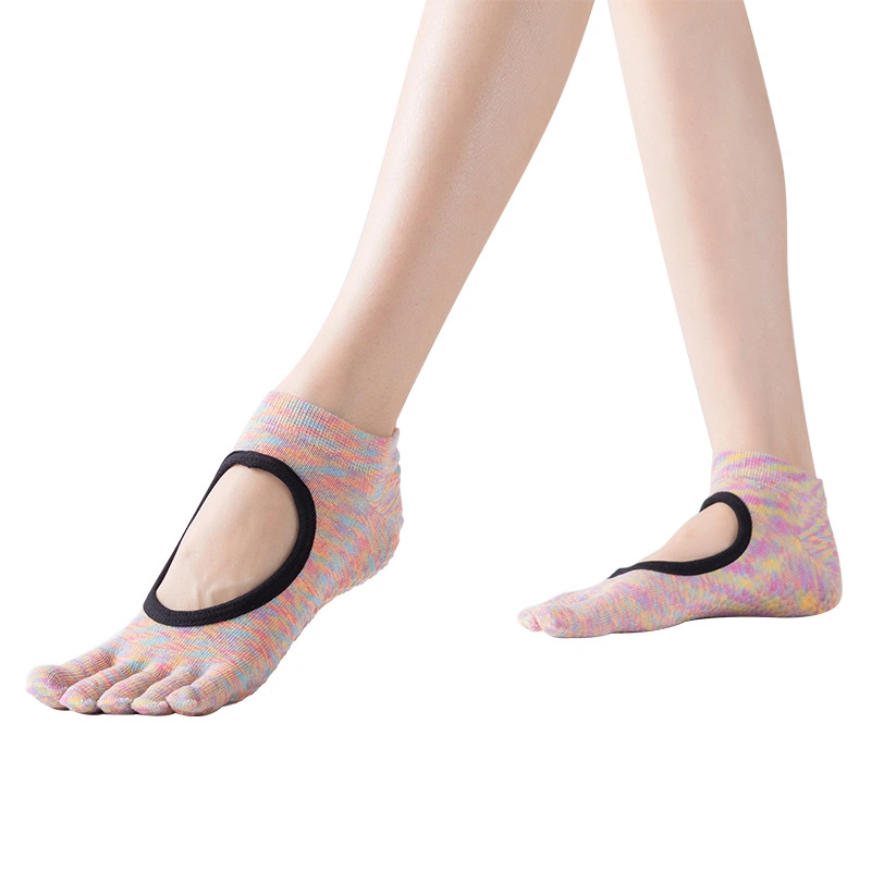 Xianghui Wholesale Custom High Quality Women Fashion Ballet Yoga Grip Toe Socks