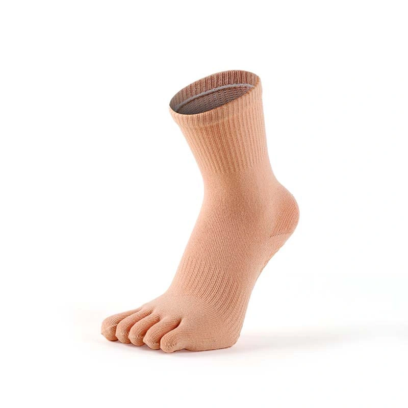 Men&prime; S Five-Finger Full Toe Yoga Female Professional Non-Slip Indoor Floor Fitness Sports Socks