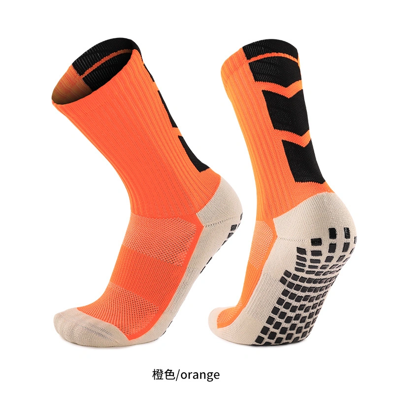 Wholesale Anti Slip Sock Soccer Grippy Sports Grip Socks for Men