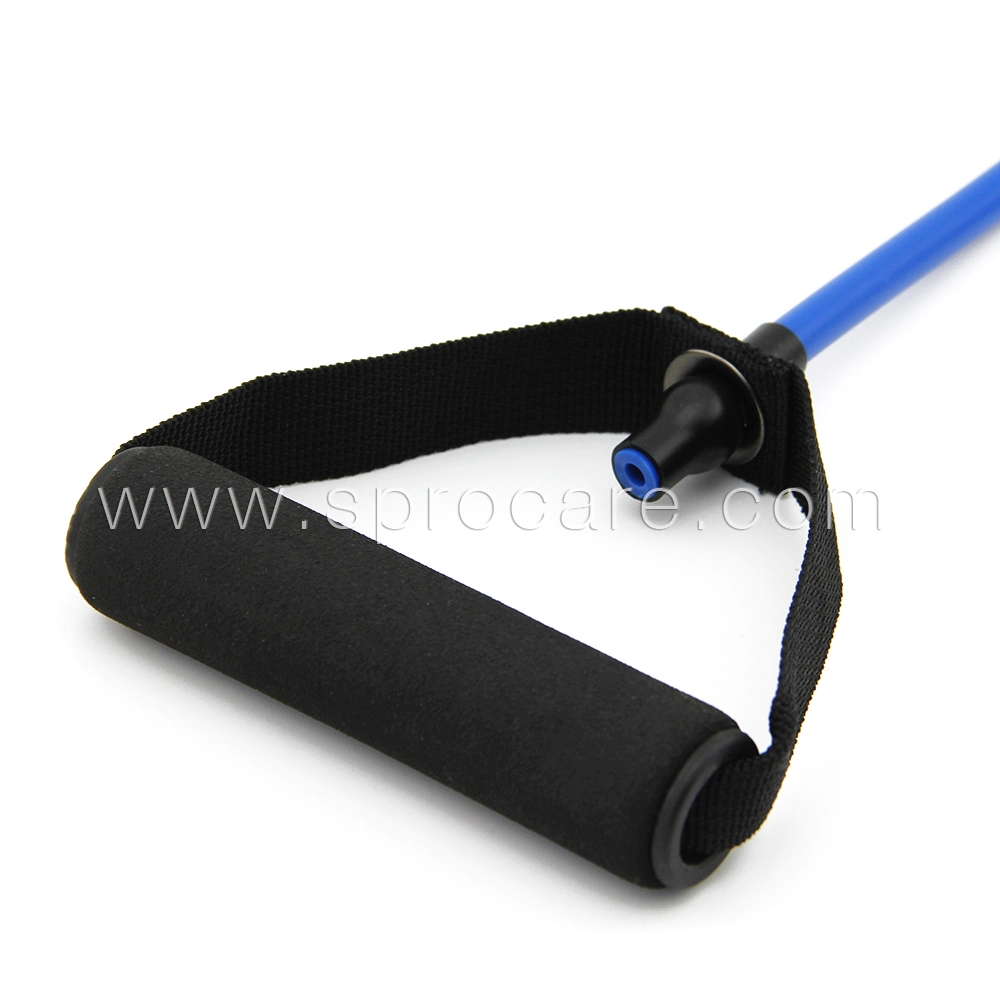 Single Resistance Tubes Exercise Rubber Band with Comfortable Handles