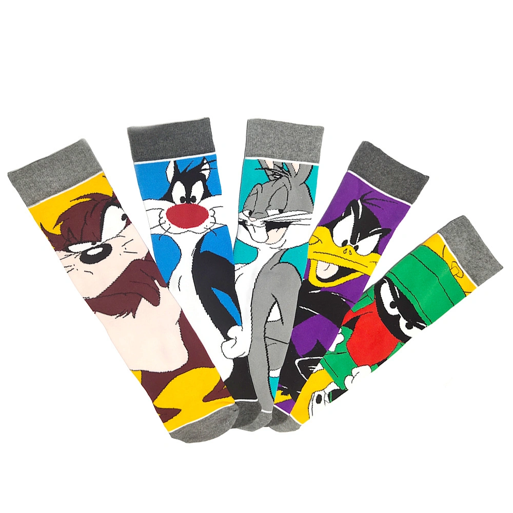 Trend Personalized Cartoon Rabbit Male Duffy Duck MID-Calf Sports Socks