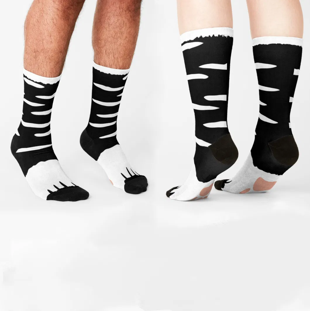 Heat Transfer 3D Printed Socks Animal Claw Personalized Socks