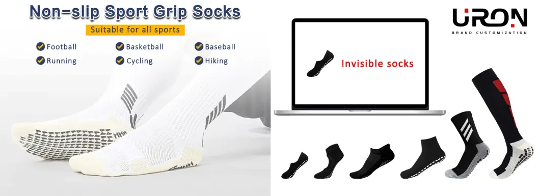 Custom Design Anti Slip Soccer Socks Athletic Men Custom Logo Grip Socks