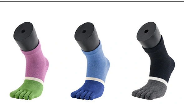 Yoga Five Finger Anti Slip Short Split Finger Sports and Fitness Female Floor Socks