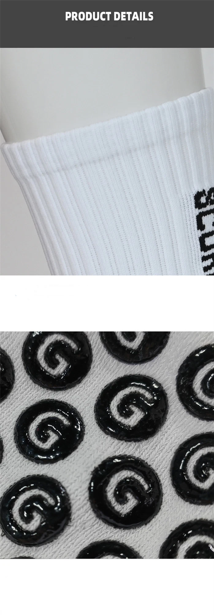 Wholesale Small Order Designer Logo Sport Unisex Men and Women Glue Point Elite Sport Socks Customize Logo Football Non-Slip Grip Crew Cotton Socks