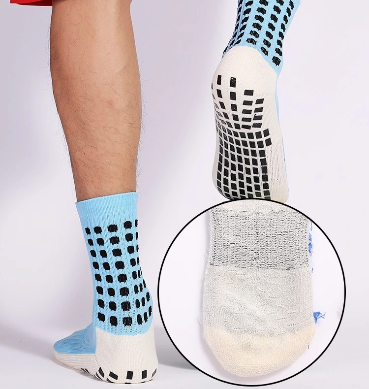 China Socks Factory Custom Unisex Training Football Socks Wholesale Sport Socks with Glue Point