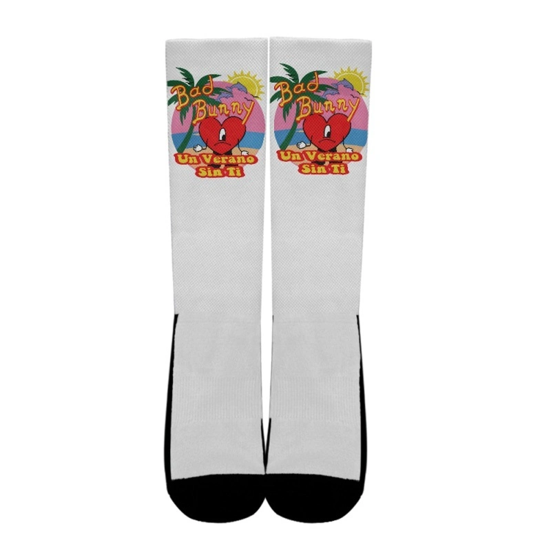 Factory Small Batch Order Customization of Hip-Hop Style Socks Personalized Street Trend Long Tube Socks Come to Picture Logo Wholesale