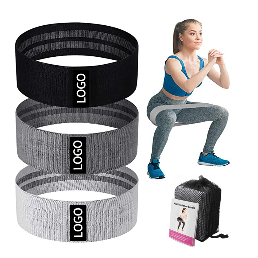 Wholesale Custom Logo Stretch Non Slip Fitness Deep Squat Tension Belt Yoga Speed Resistance Bands