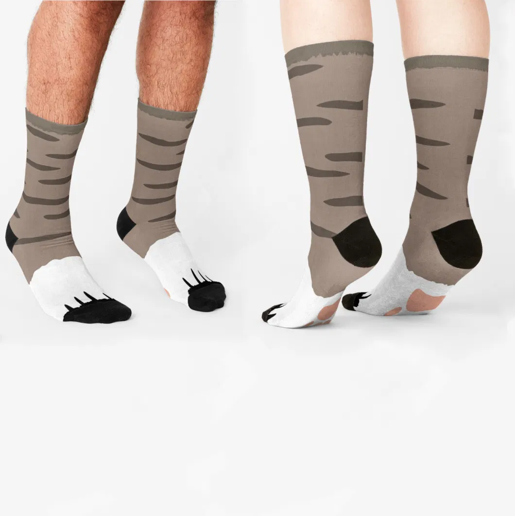 Heat Transfer 3D Printed Socks Animal Claw Personalized Socks