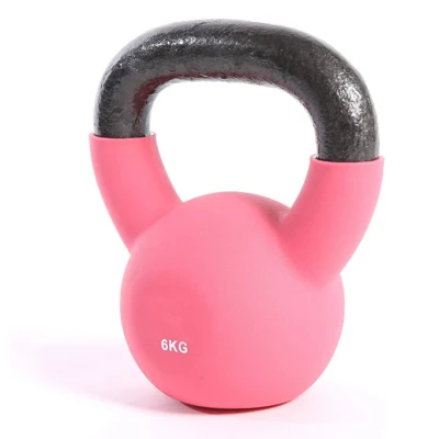 Fitness Gym PVC Coated Kettlebell for Exercises