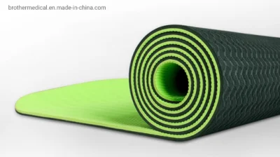 Printed Design Yoga Mat Non Slip Natural Rubber Suede Yoga Mat