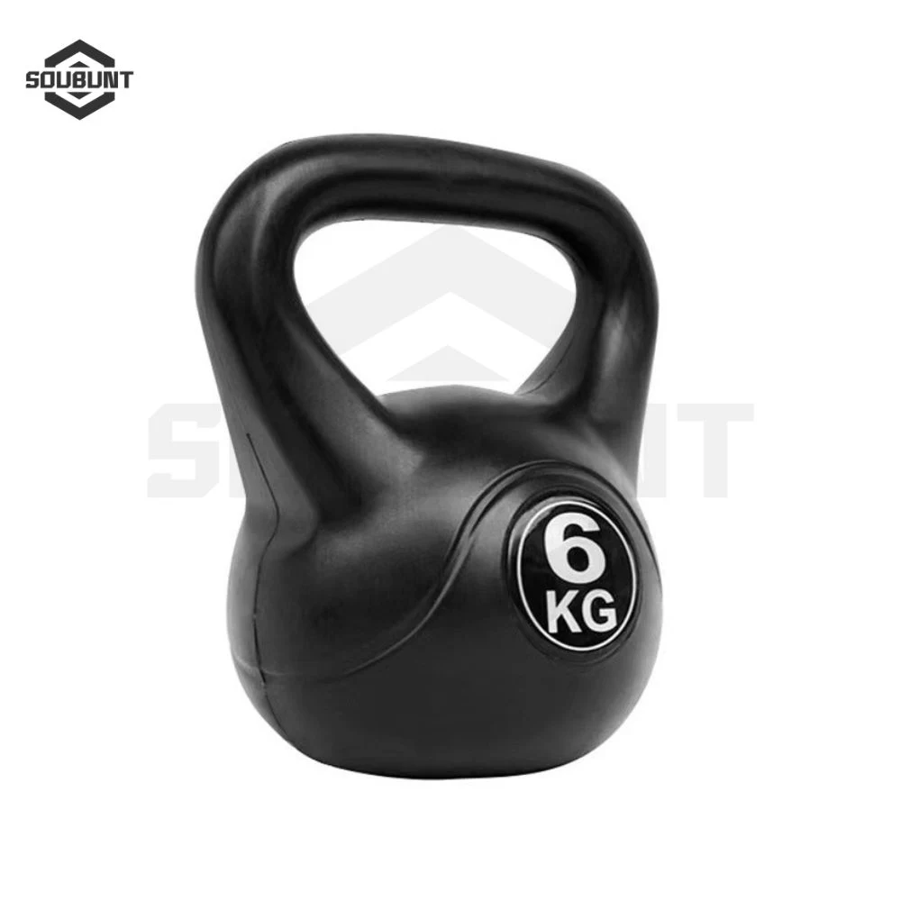 Black Plastic Cement Kettlebell