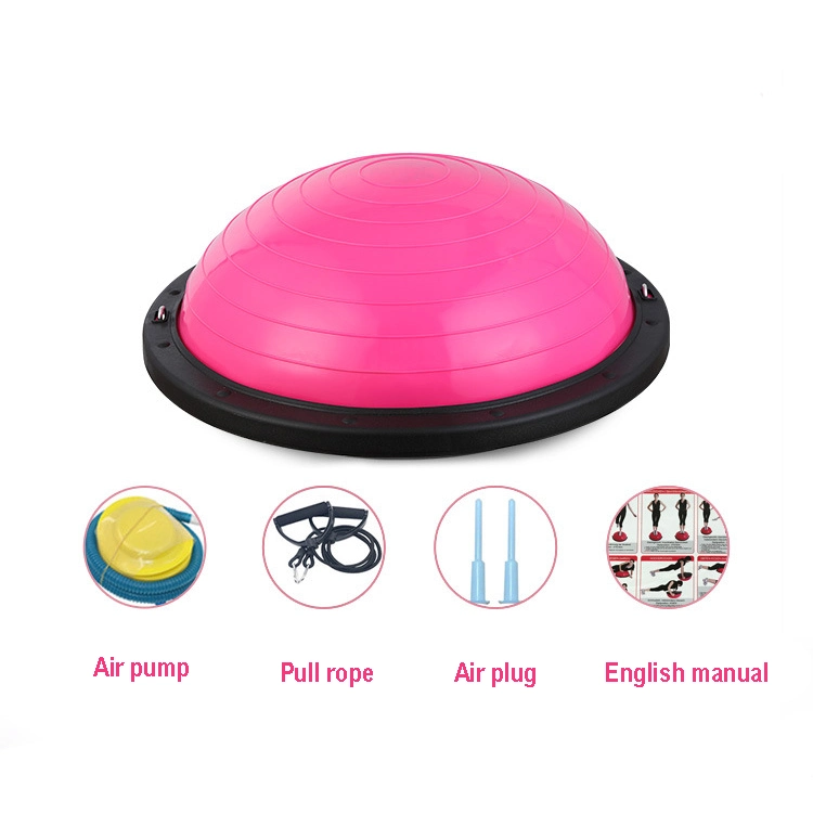 Yoga Balance Half-Fitting Ball Home Exercise Trainer 58cm Bosu Ball