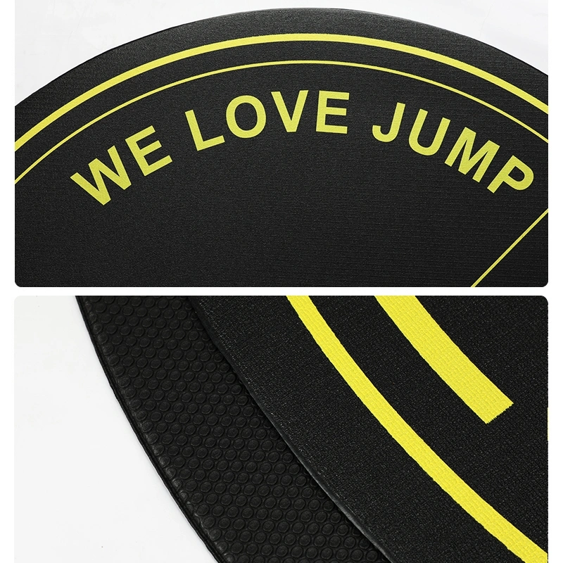 Wholesale Custom Printed Anti Slip Non Slip High Density PVC Outdoor Jumping Exercise Round Jump Rope Yoga Mat