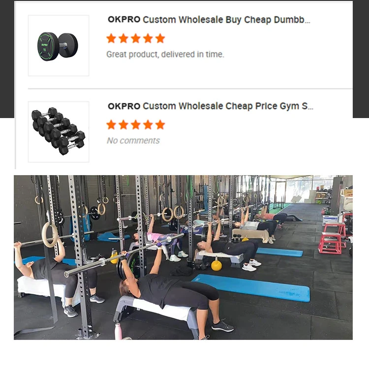 Factory Supply for Commercial Gym Use PU Urethane Coated Dumbbell Fitness Wholesale