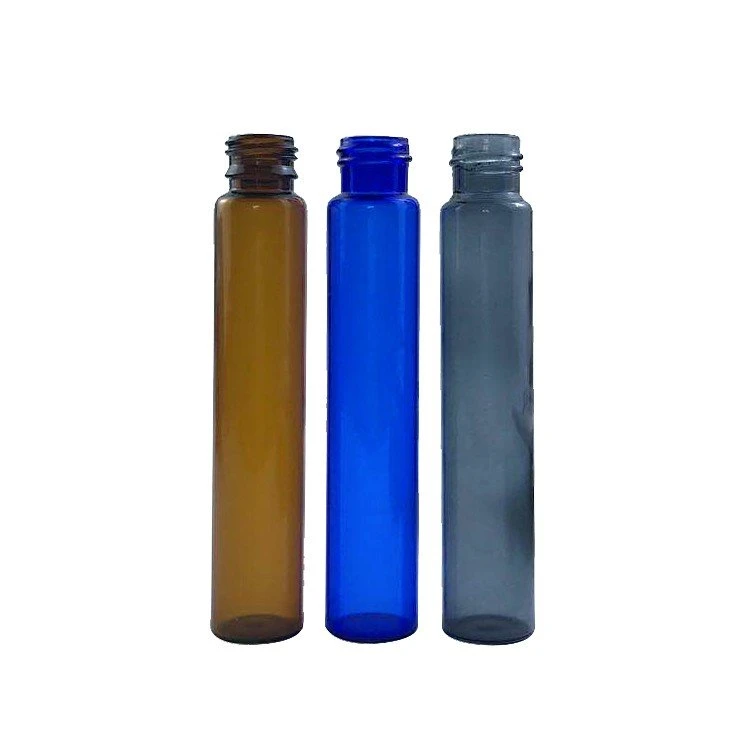 Wholesale Chemical Experiment of Glass Test Tube with High Temperature Resistance of Flat Test Tube with Cork Lid for Smoking Pre-Rolls