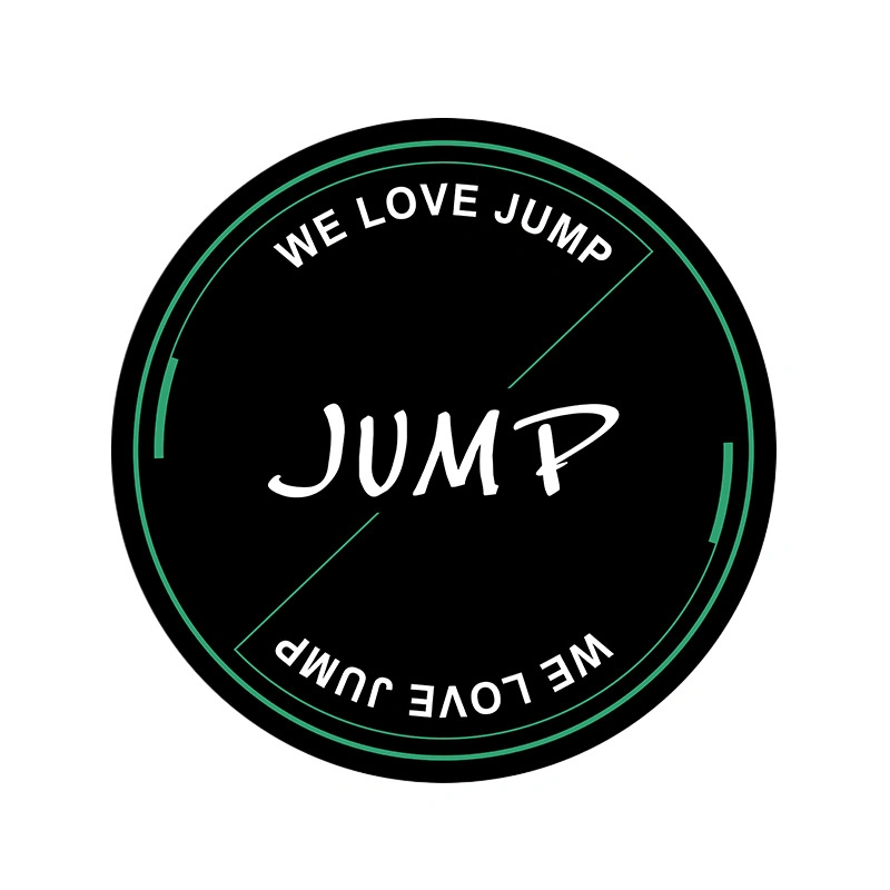 Wholesale Custom Printed Anti Slip Non Slip High Density PVC Outdoor Jumping Exercise Round Jump Rope Yoga Mat