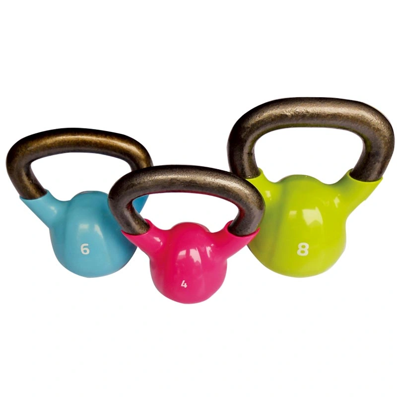 High Quality Colorful Vinyl or Neoprene Kettlebell