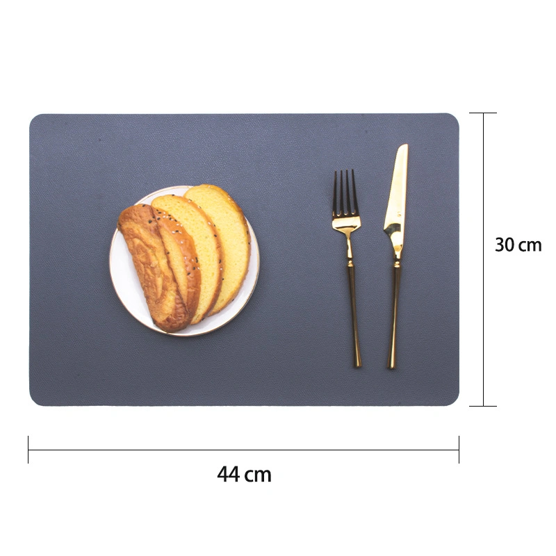 Custom Design Free Samples Hot Sales Vegan Leather Placemats Table Mat