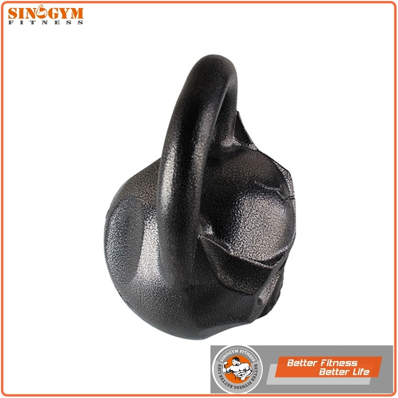 Powder Coated Solid Cast Iron Skull Weight Lifting Kettlebell