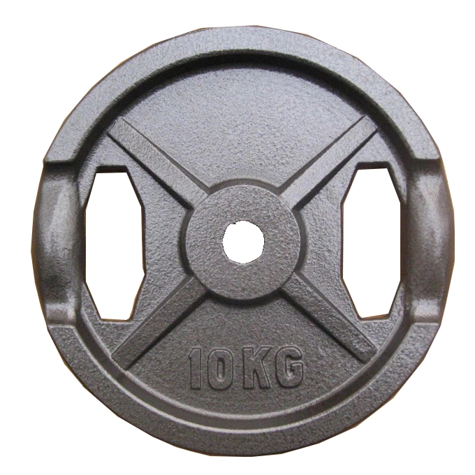 Gym Equipment Gray or Black Painting Cast Iron Weight Plate for Fitness