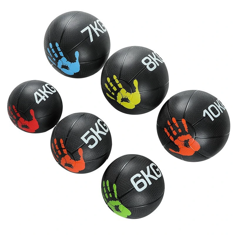 Medicinales Balon Oxigeno Body Building Medicinal Rubber Wall Gym Equipment Logo Classic Functiona Lsoft Leather Slam Balls Medicine Grip Ball with Handles