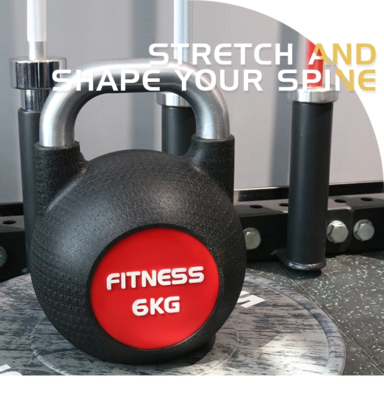 Custom Logo Weights Great for Workout and Strength Training Kg Lbs PU Coated Cast Iron Kettlebell Kettle Bell for Sale