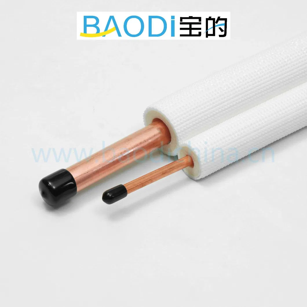 Insulated Copper Pancake Twin Coil Tube with Heat Resistance and Anti-UV UV EU as ASTM