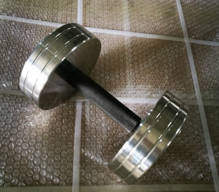 Commercial Fitness Equipment Chromed Dumbbells in Kg/Lb for Home Gym Training