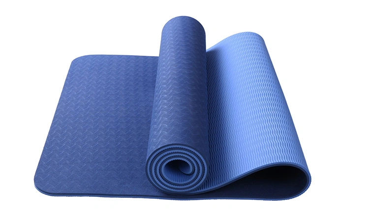 Fitness Exercise Hot Sale Anti-Slip Organic Foam TPE Yoga Mat