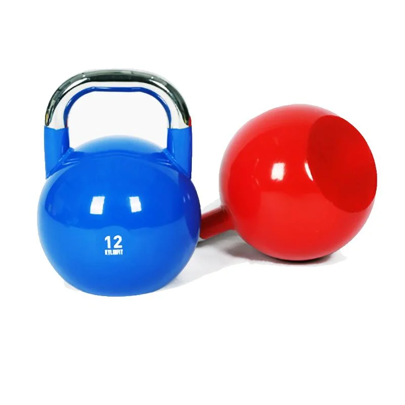 Cheap Cast Iron Kettle Bells 12-32kg Color Coated Steel Competition Kettlebell