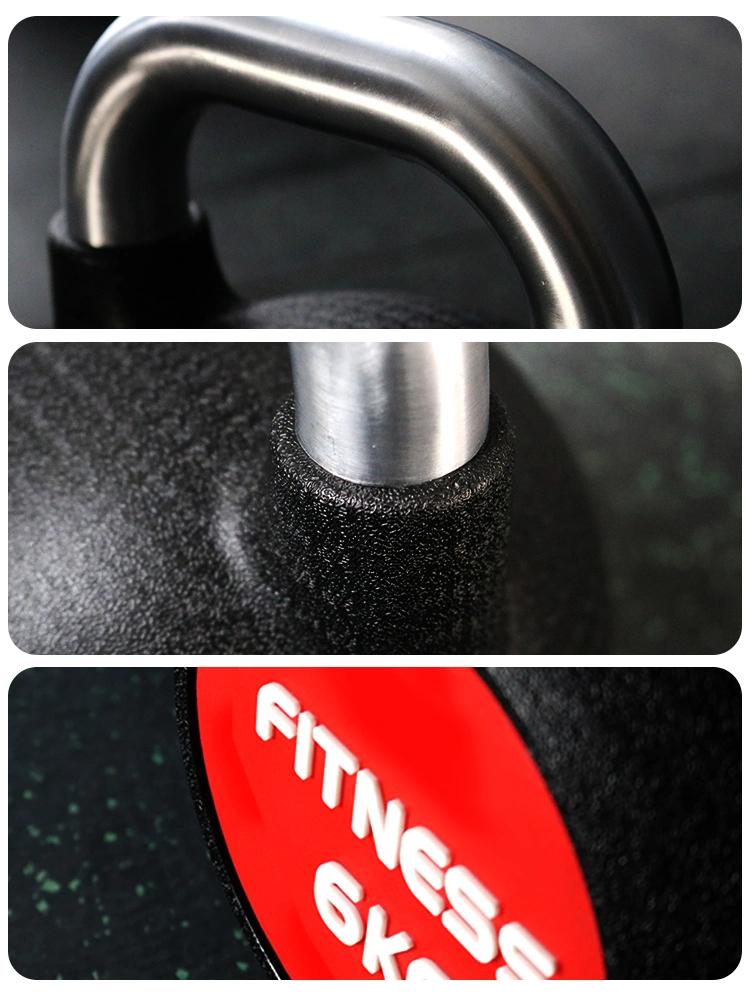 Custom Logo Weights Great for Workout and Strength Training Kg Lbs PU Coated Cast Iron Kettlebell Kettle Bell for Sale