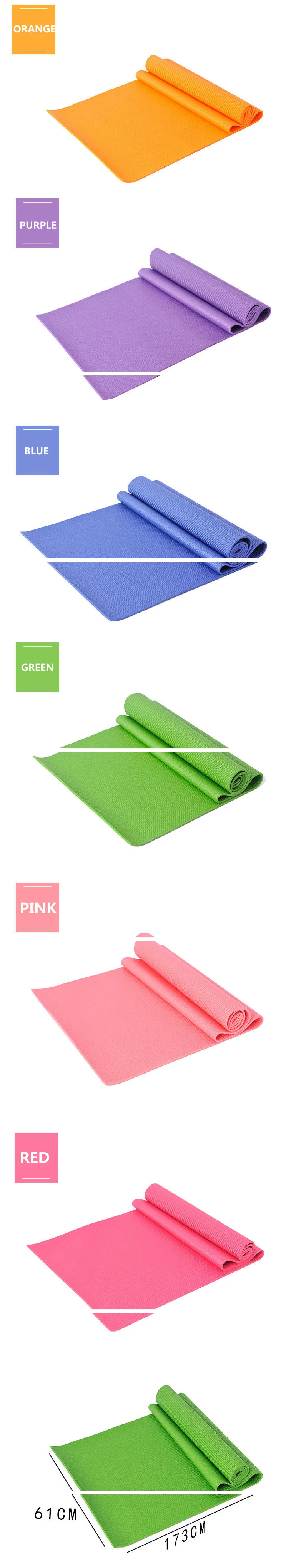 Factory Hot Sale Gym Eco-Friendly Fitness Home PVC Yoga Mat