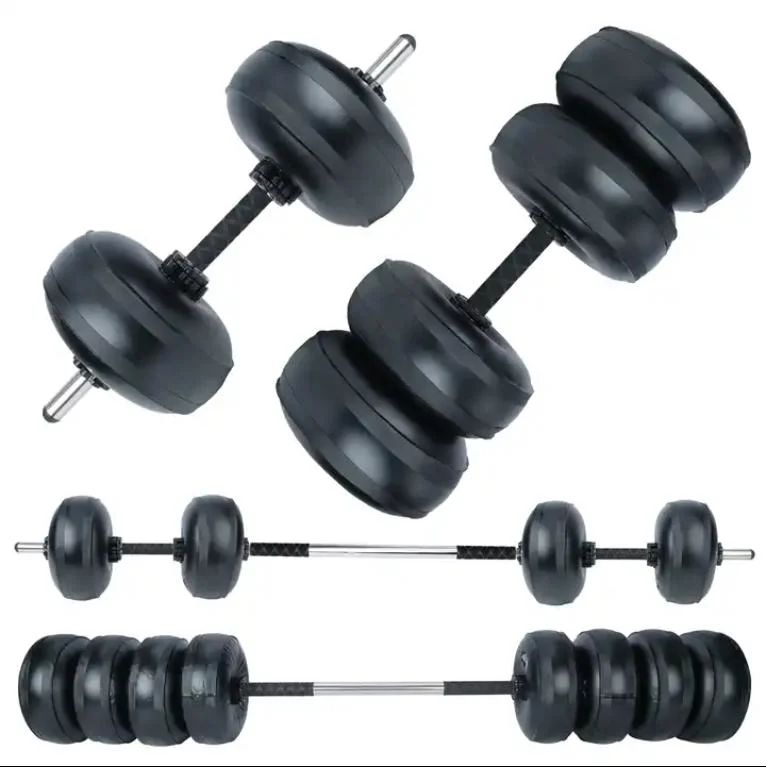 Adjustable Water Filled Dumbbell Weightlifting 2PCS Indoor PVC Body Building Workout