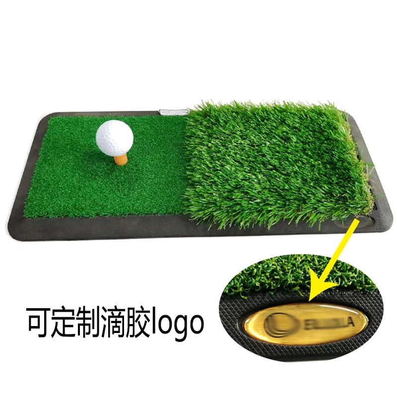 Golf Training Mat Long and Short Grass 3 in 1 Golf Swing Pad