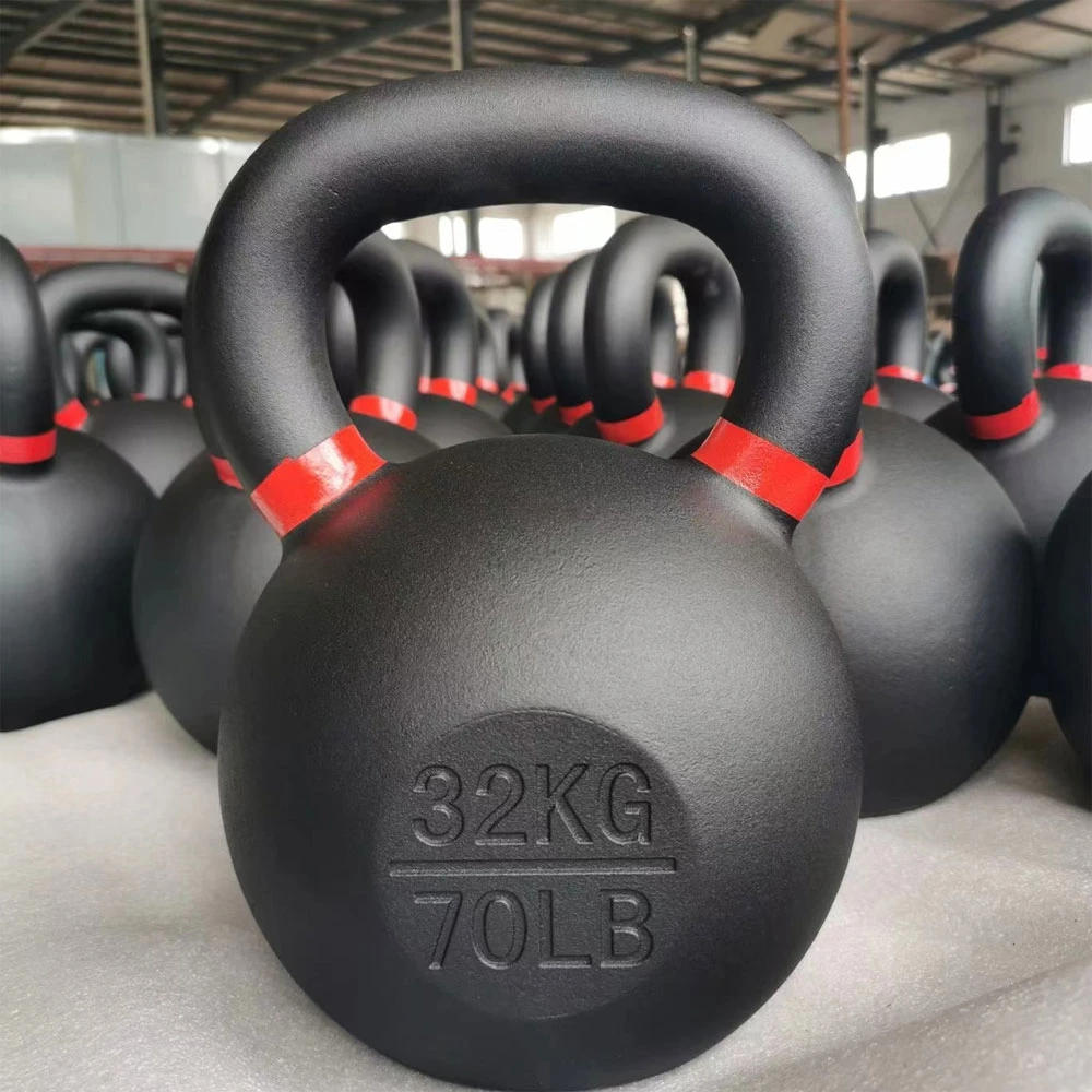 Custom Logo Powder Coated Cast Iron Kettlebell for Gym and Bodybuilding