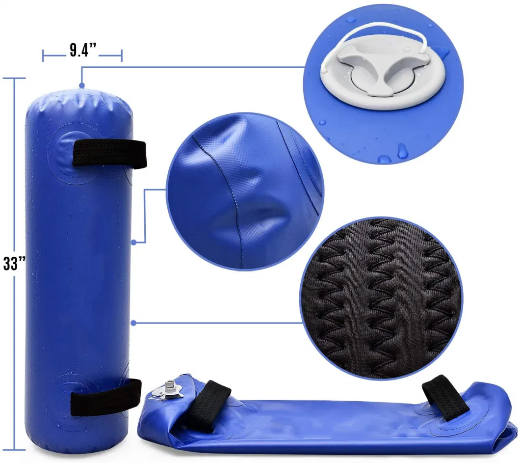 Custom PVC Fitness Water Bag Fitness Strength Filled Lifting Weights Water Dumbbell