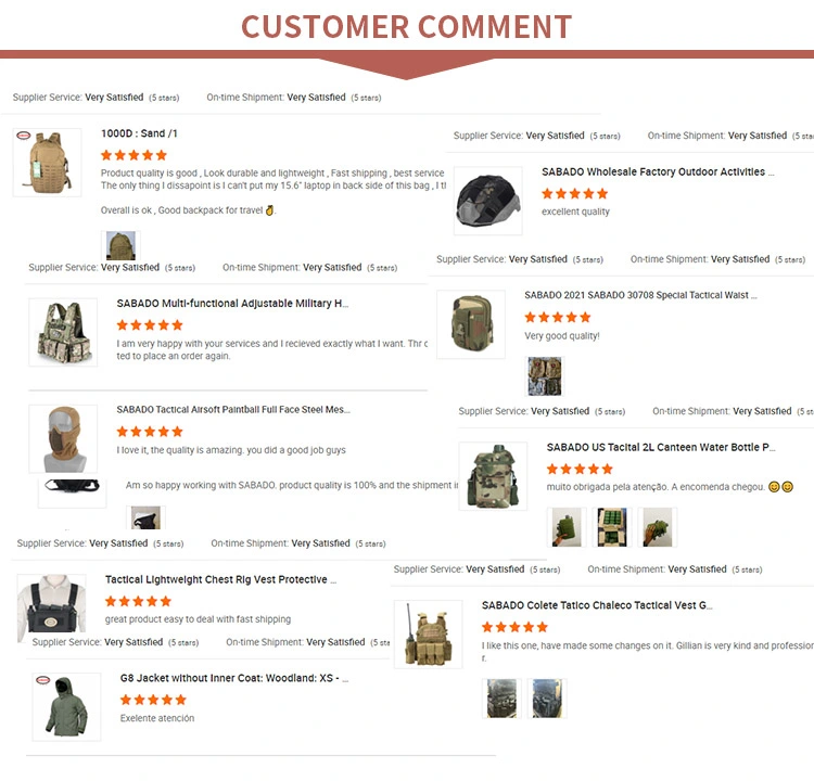 Sabado Light Weight Quick Release Chaleco Tactico Military Hunting Combat Plate Carrier Molle Tactical Vest