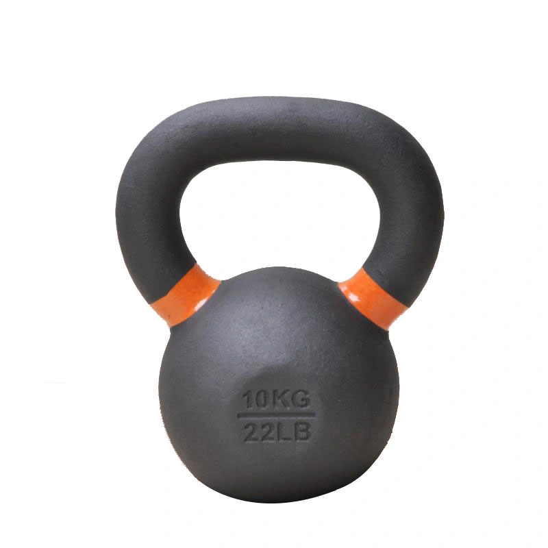 Gym Bodybuilding Kettlebell Custom Logo Powder Painted Cast Iron Kettlebell Gym Kettlebell