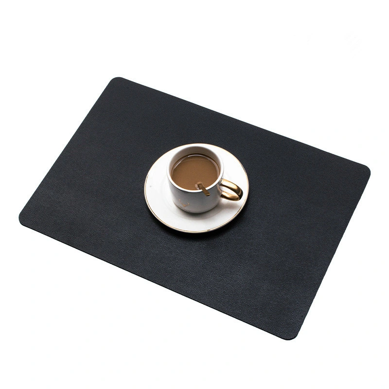 LFGB PVC Placemats Anti Slip Heat Resistance Vegan Leather Table Mat