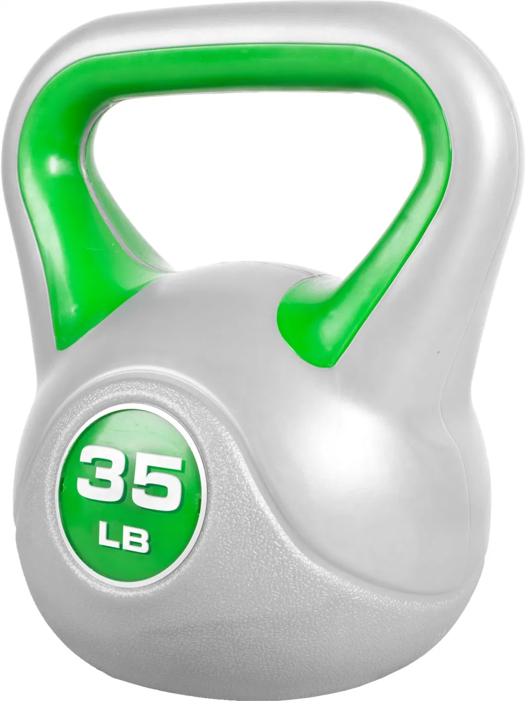 Adjustable Heavy Duty Exercise Cement Plastic Cover Floor Friendly Kettlebell