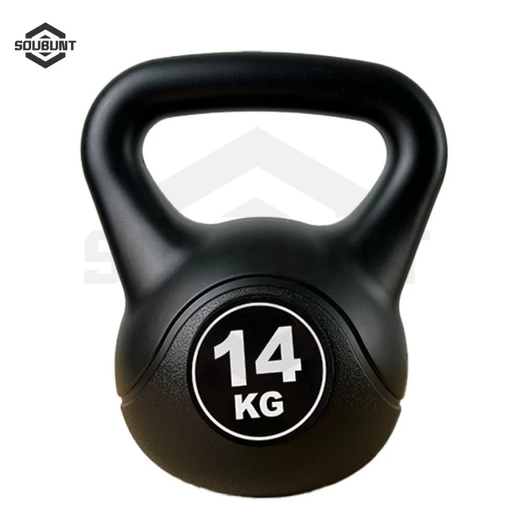 Black Plastic Cement Kettlebell