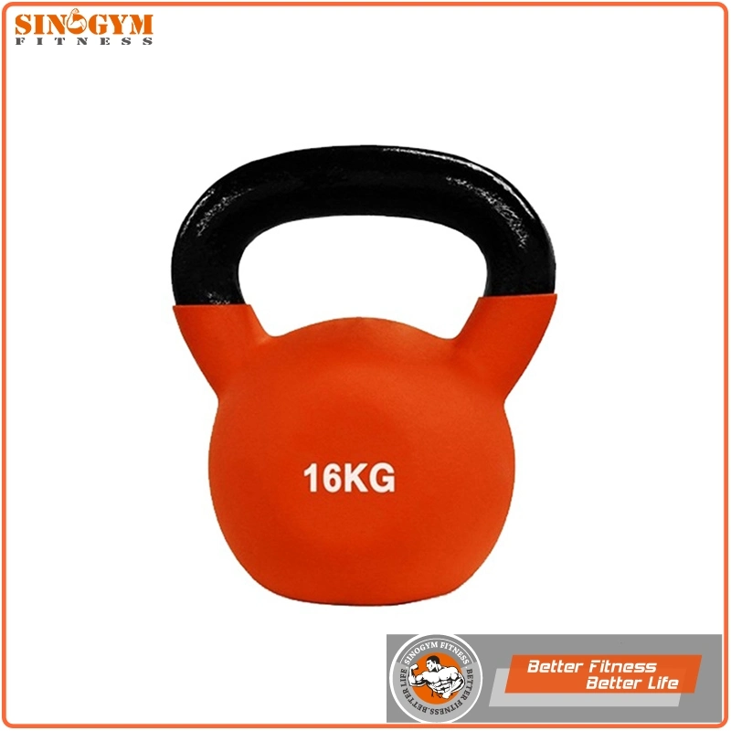 Neoprene Coated Solid Cast Iron Kettlebell