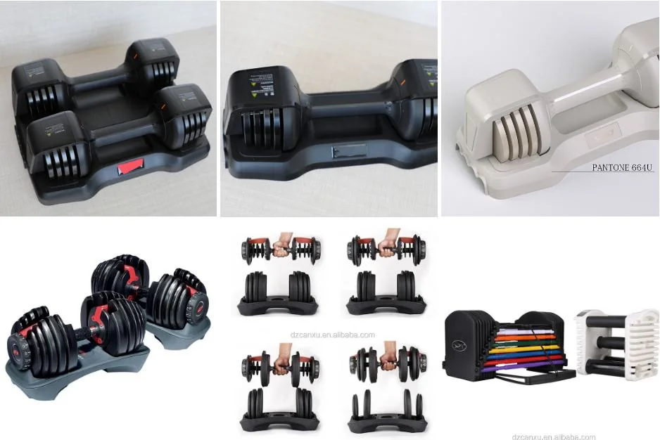 Ad-30 Wholesale Strength Equipment Custom Bodybuilding Dumbbells Smart Adjustable Dumbbell