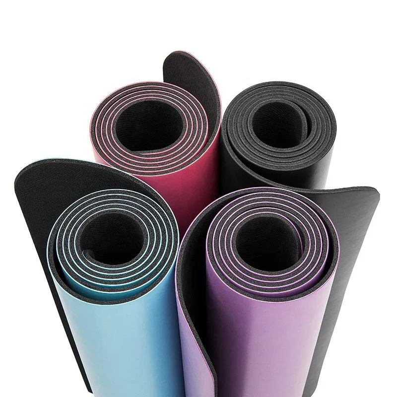 Wholesale Manufacturer Custom Eco Friendly PU Natural Rubber Yoga Mat with Logo