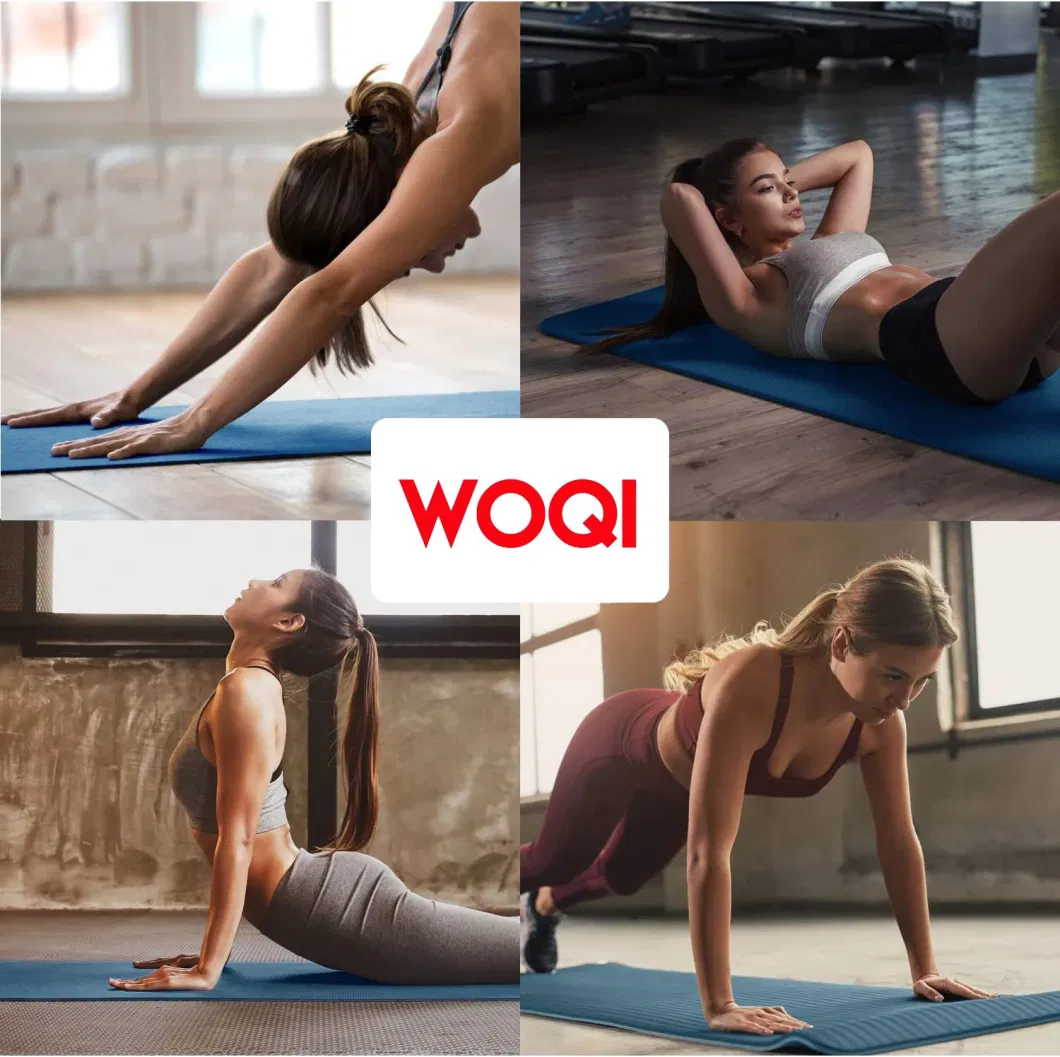 Woqi Customized Anti Slip Folding Suede Thick Massage Yoga Mat