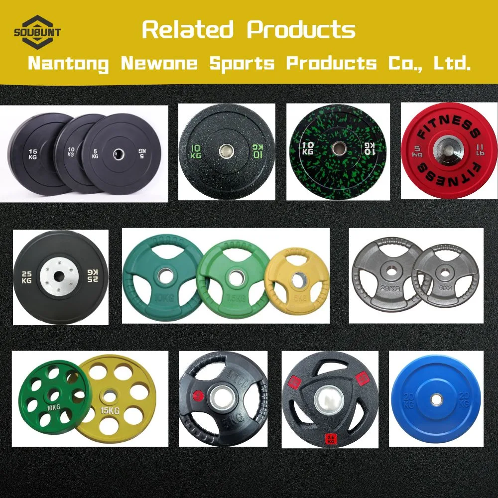 Colorful Camo Rubber Bumper Weight Plates
