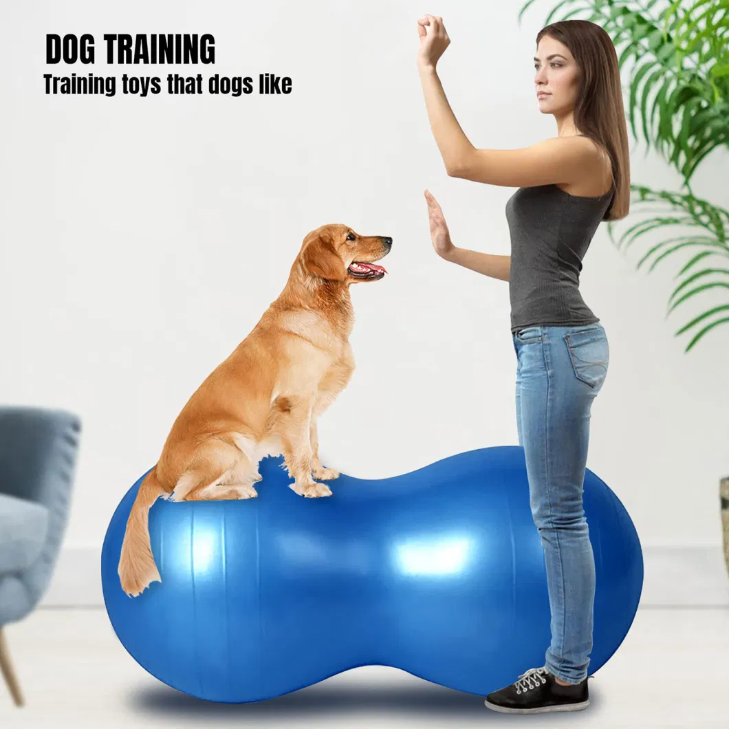 PVC Peanut Ball Exercise Pilates Yoga Balance Ball Fitness Training Inflatable Ball