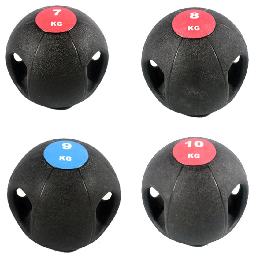 Fitness Products Gym Sporting Goods Body Building Strength Balance Training Dual Grip Medicine Weight Sand Ball with Handle